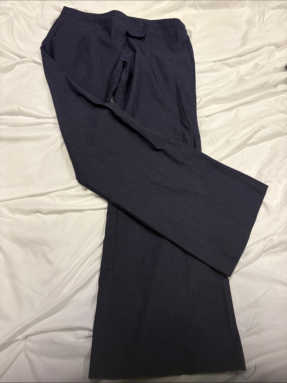 Women's Navy Boot Cut Pants